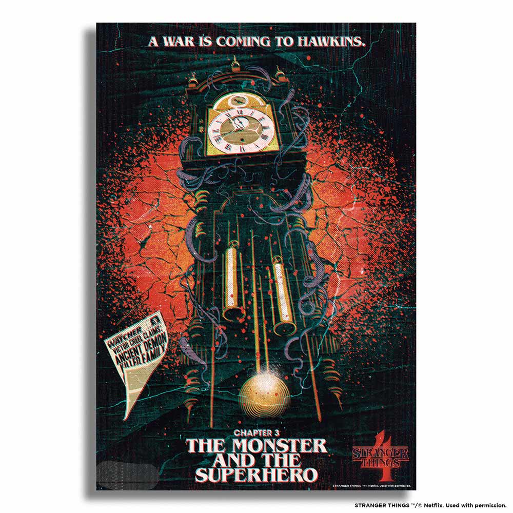 The Monster And The Superhero - Wooden Jigsaw Puzzle