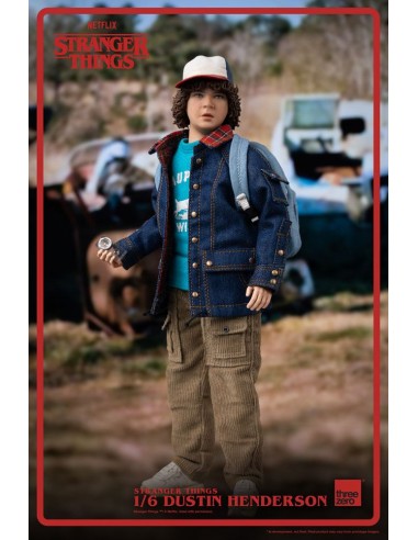 Stranger Things Dustin Henderson  1/6 Scale Action Figure by Threezero