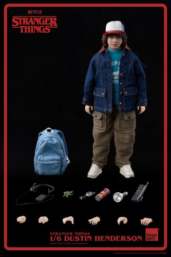 Stranger Things Dustin Henderson  1/6 Scale Action Figure by Threezero