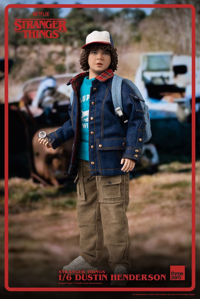 Stranger Things Dustin Henderson  1/6 Scale Action Figure by Threezero