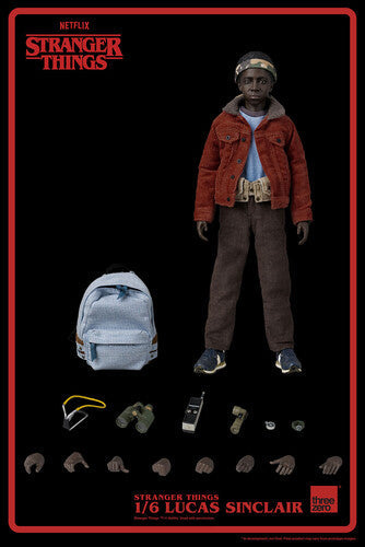 Stranger Things Lucas Sinclair 1/6 Scale Action Figure by Threezero