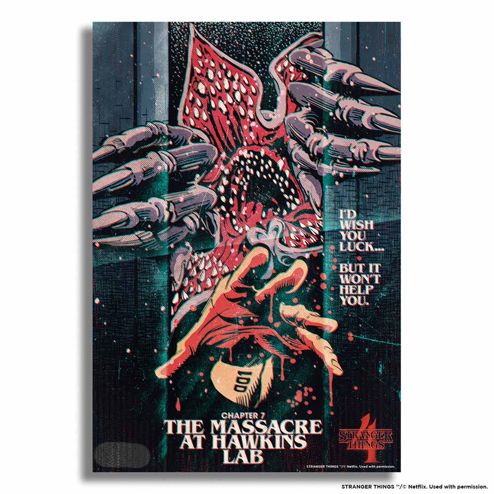 The Massacre At Hawkins Lab - Wooden Jigsaw Puzzle