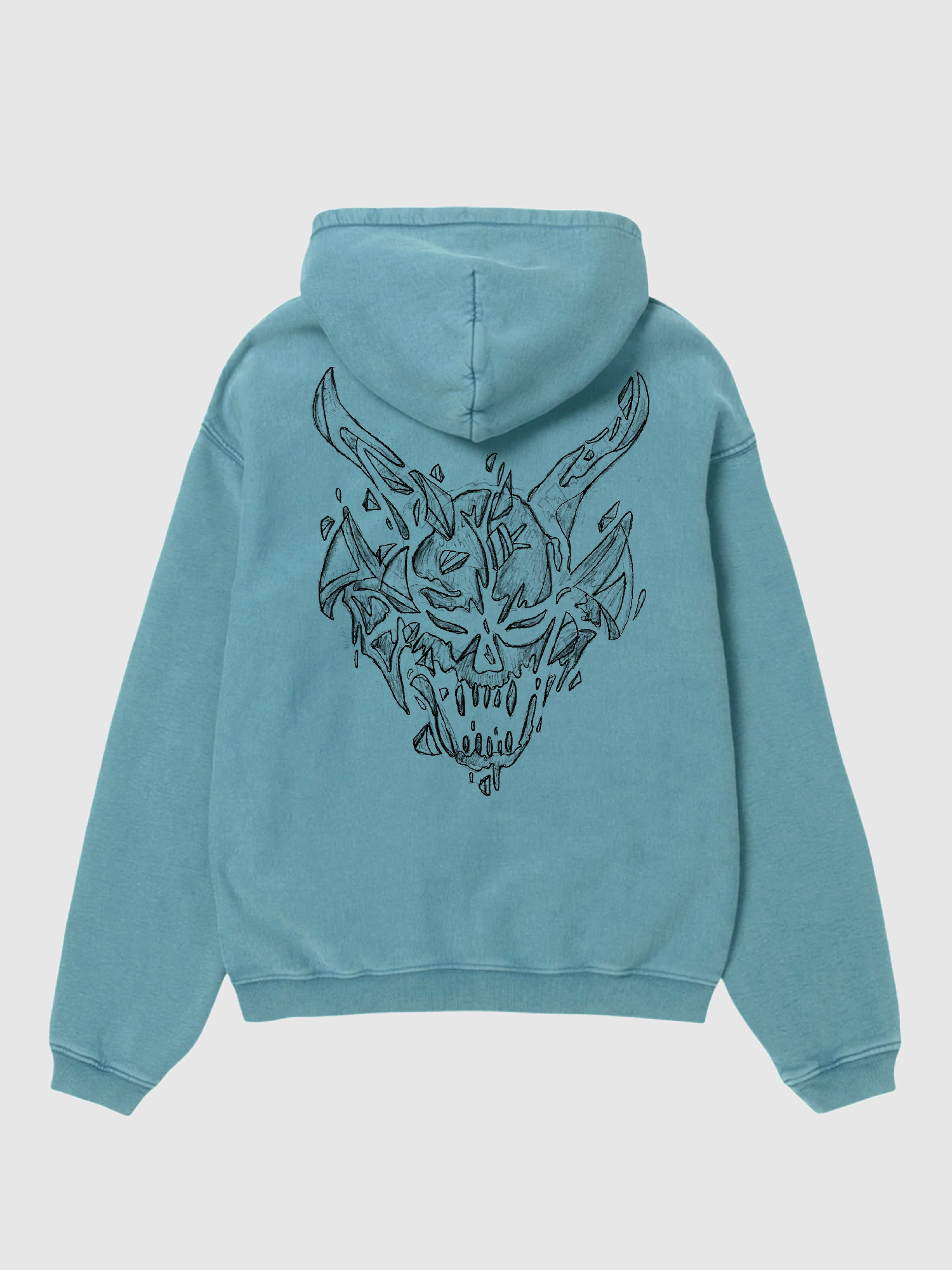 Stranger Things x Louis De Guzman Hellfire Club Zip Hoodie