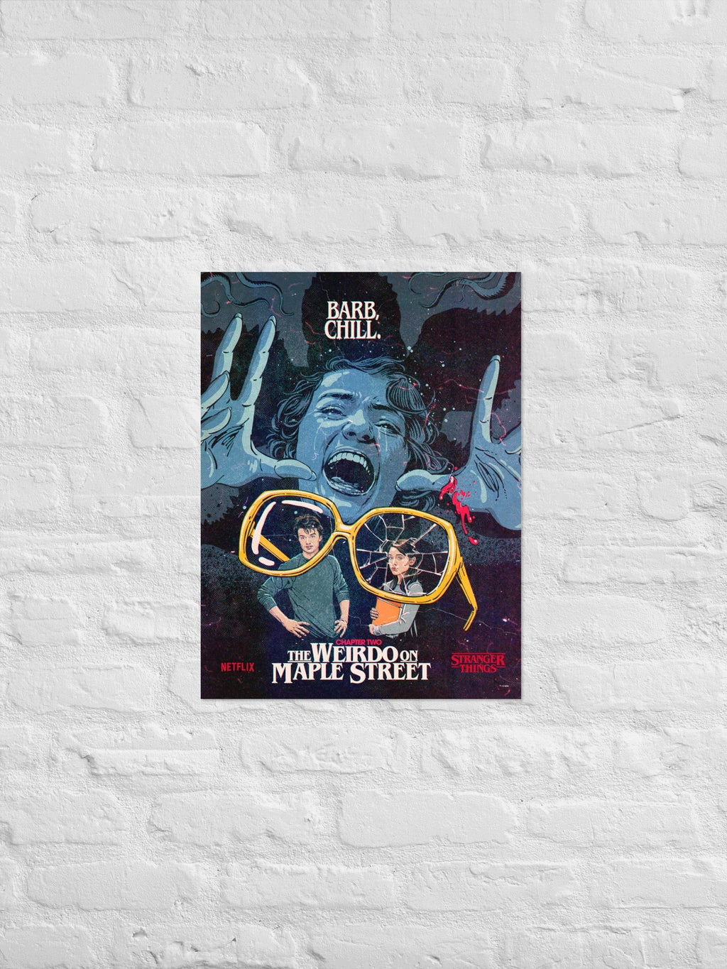 Stranger Things Season 1 x Butcher Billy Weirdo on Maple Street Poster