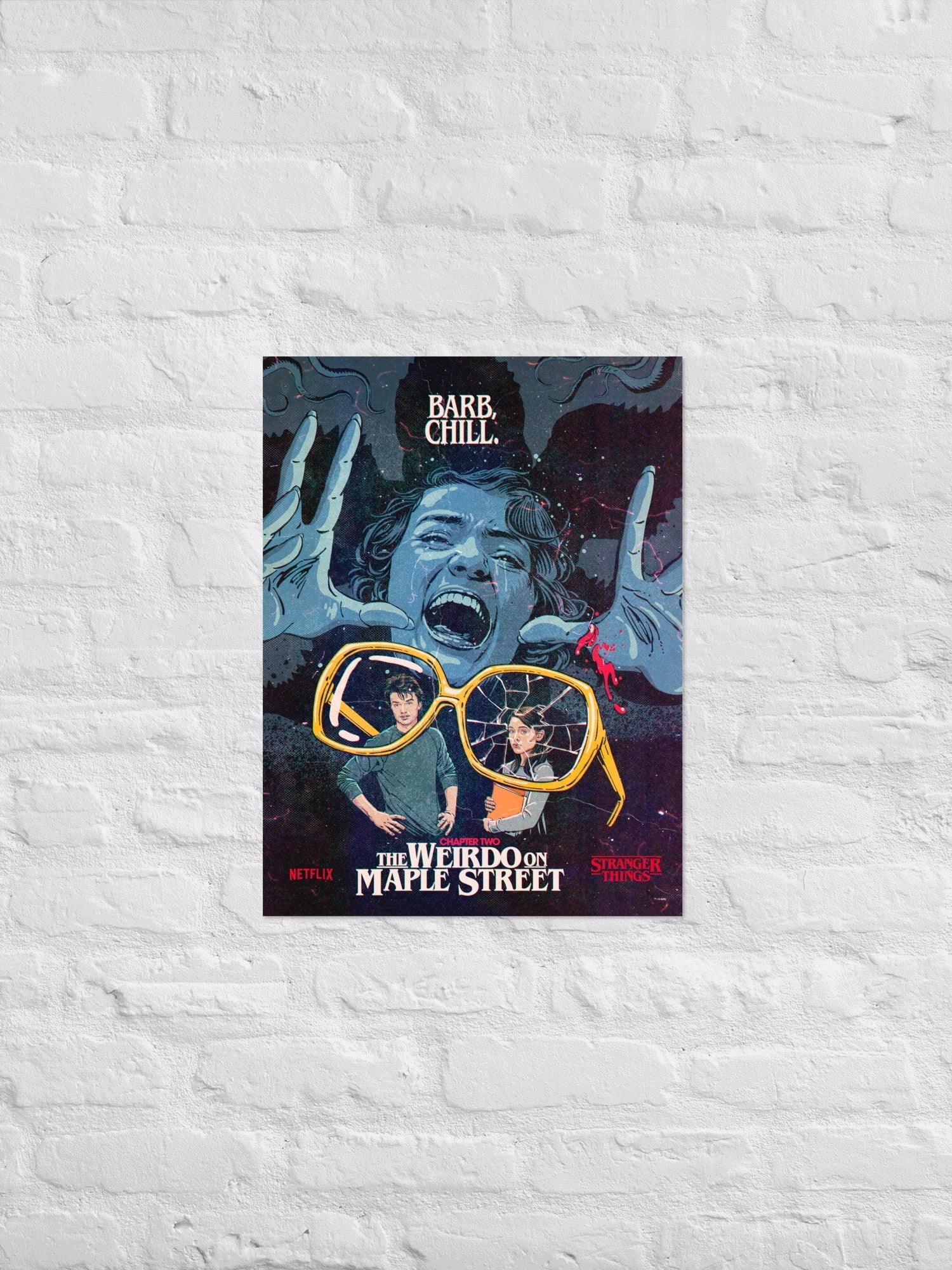 Stranger Things Season 1 x Butcher Billy Weirdo on Maple Street Poster
