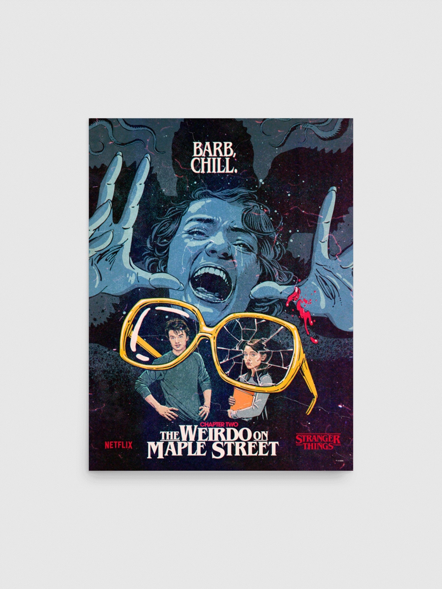 Stranger Things Season 1 x Butcher Billy Weirdo on Maple Street Poster