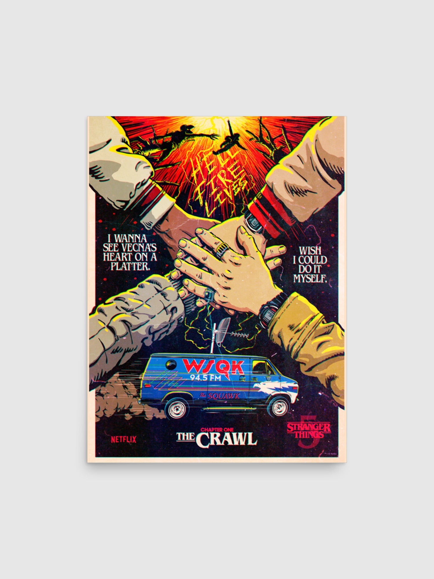 Stranger Things Season 5 x Butcher Billy The Crawl Premium Poster