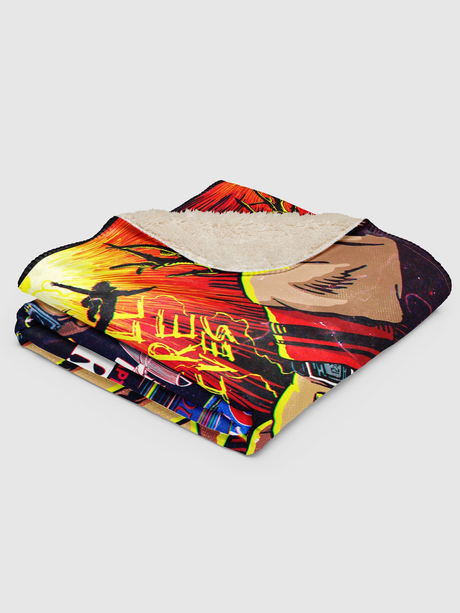 Stranger Things Season 5 x Butcher Billy The Crawl Premium Sherpa Blanket