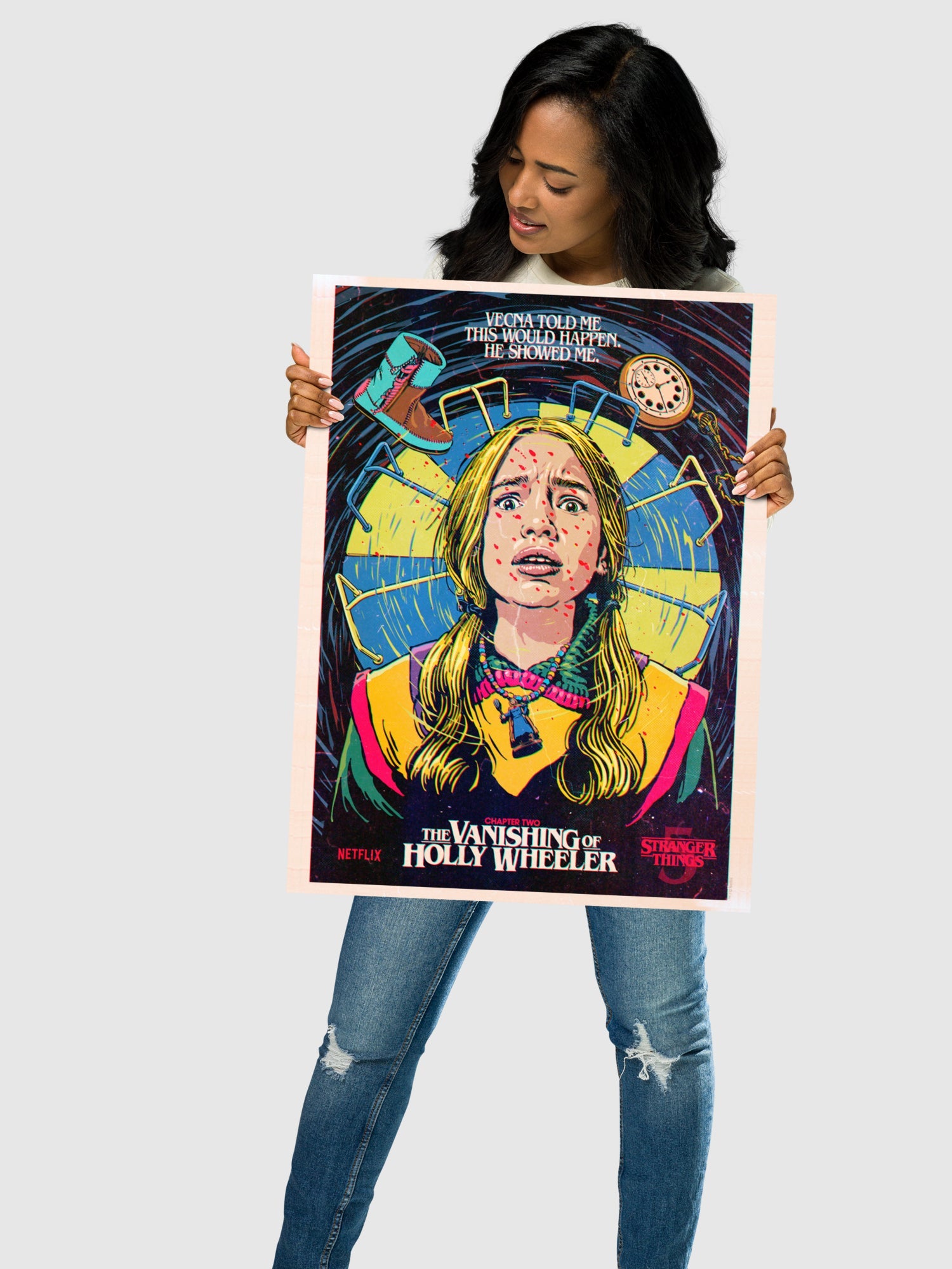 Stranger Things Season 5 x Butcher Billy The Vanishing of Holly Wheeler Premium Poster