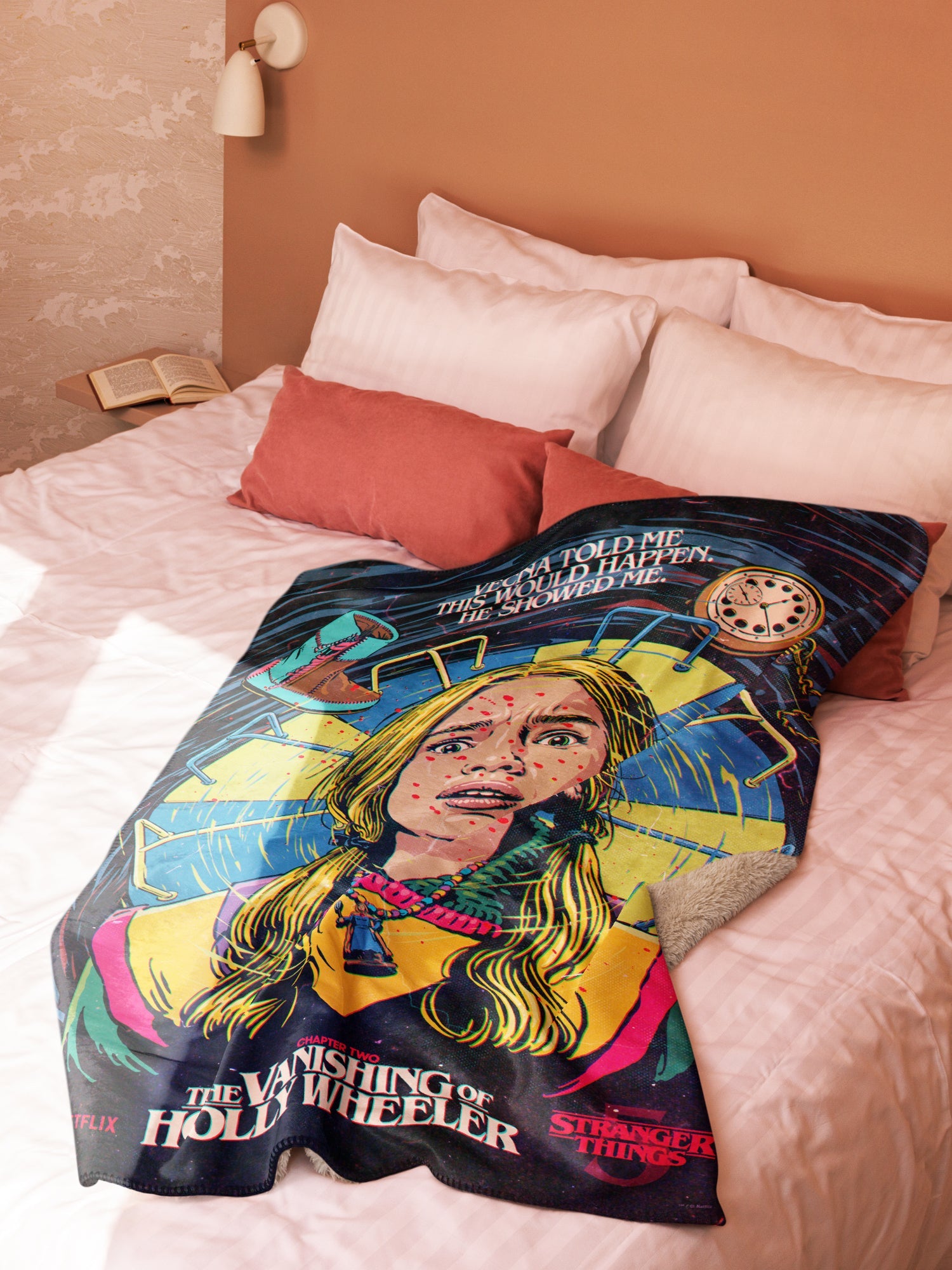 Stranger Things Season 5 x Butcher Billy The Vanishing of Holly Wheeler Premium Sherpa Blanket