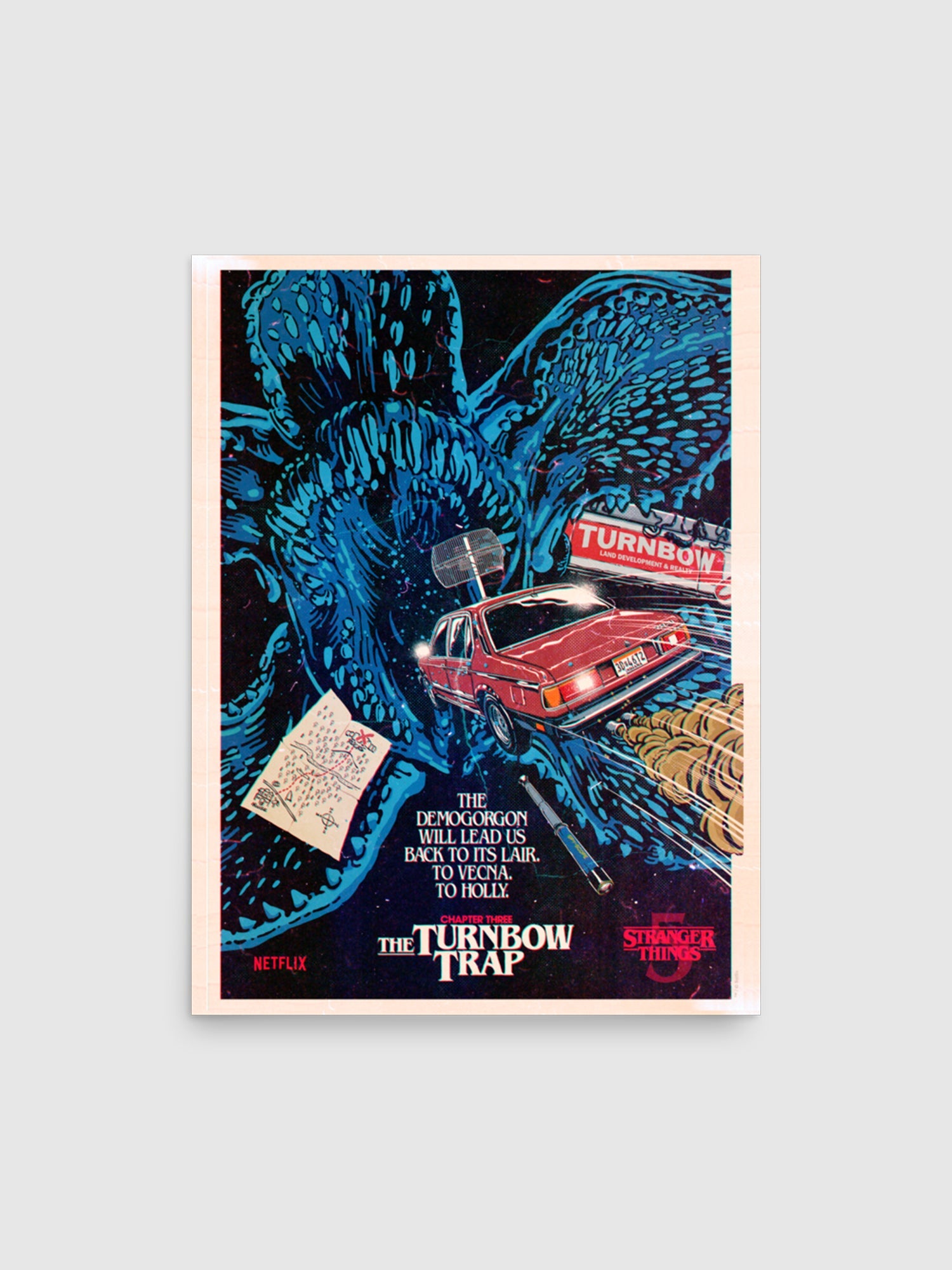Stranger Things Season 5 x Butcher Billy The Turnbow Trap Premium Poster