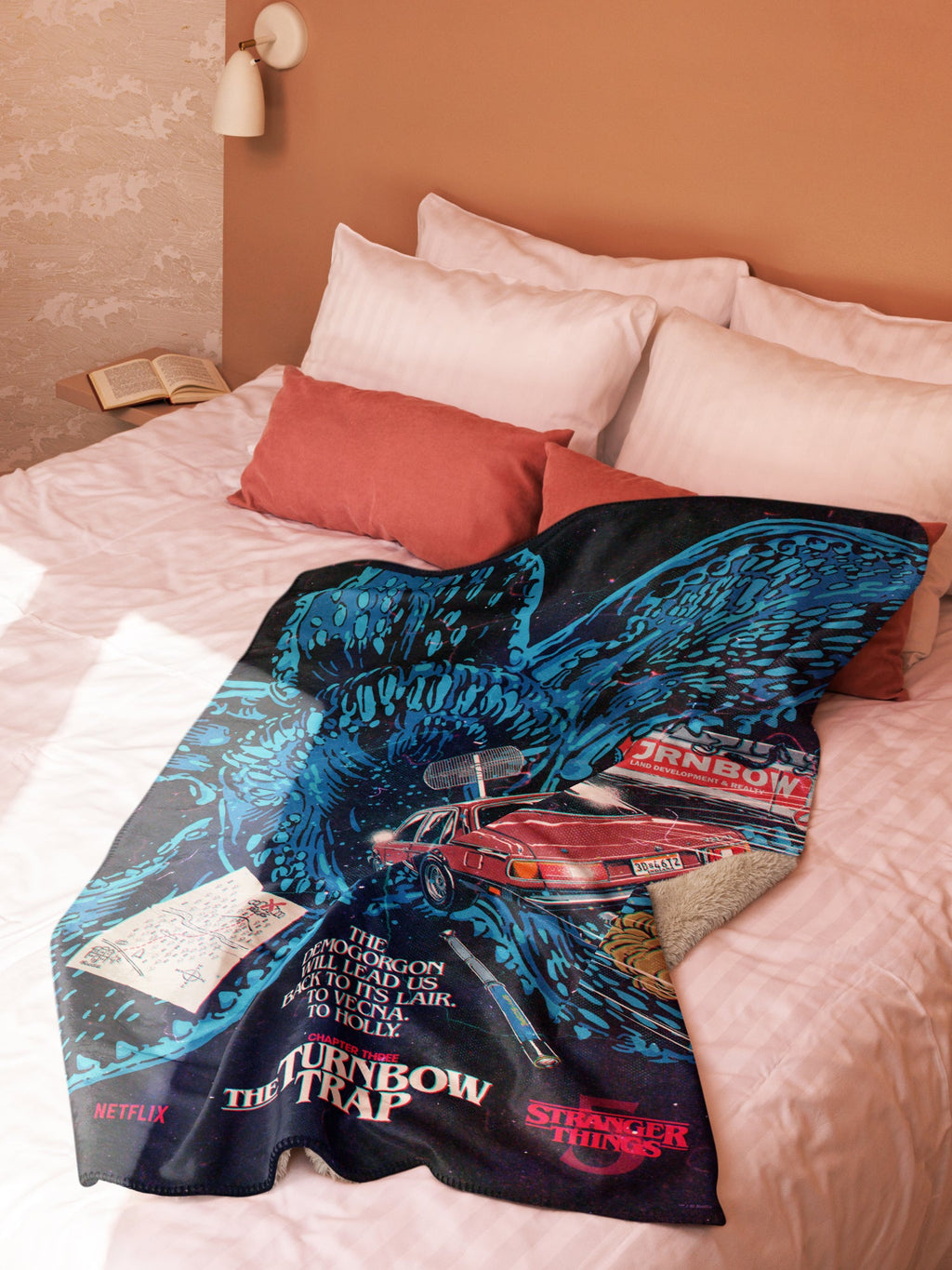 Stranger Things Season 5 x Butcher Billy The Turnbow Trap Sherpa Blanket