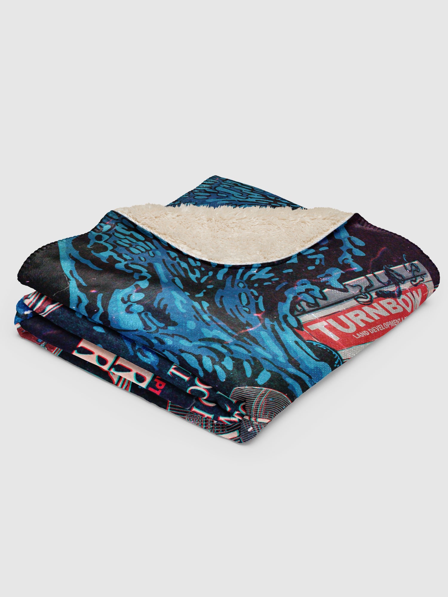Stranger Things Season 5 x Butcher Billy The Turnbow Trap Sherpa Blanket
