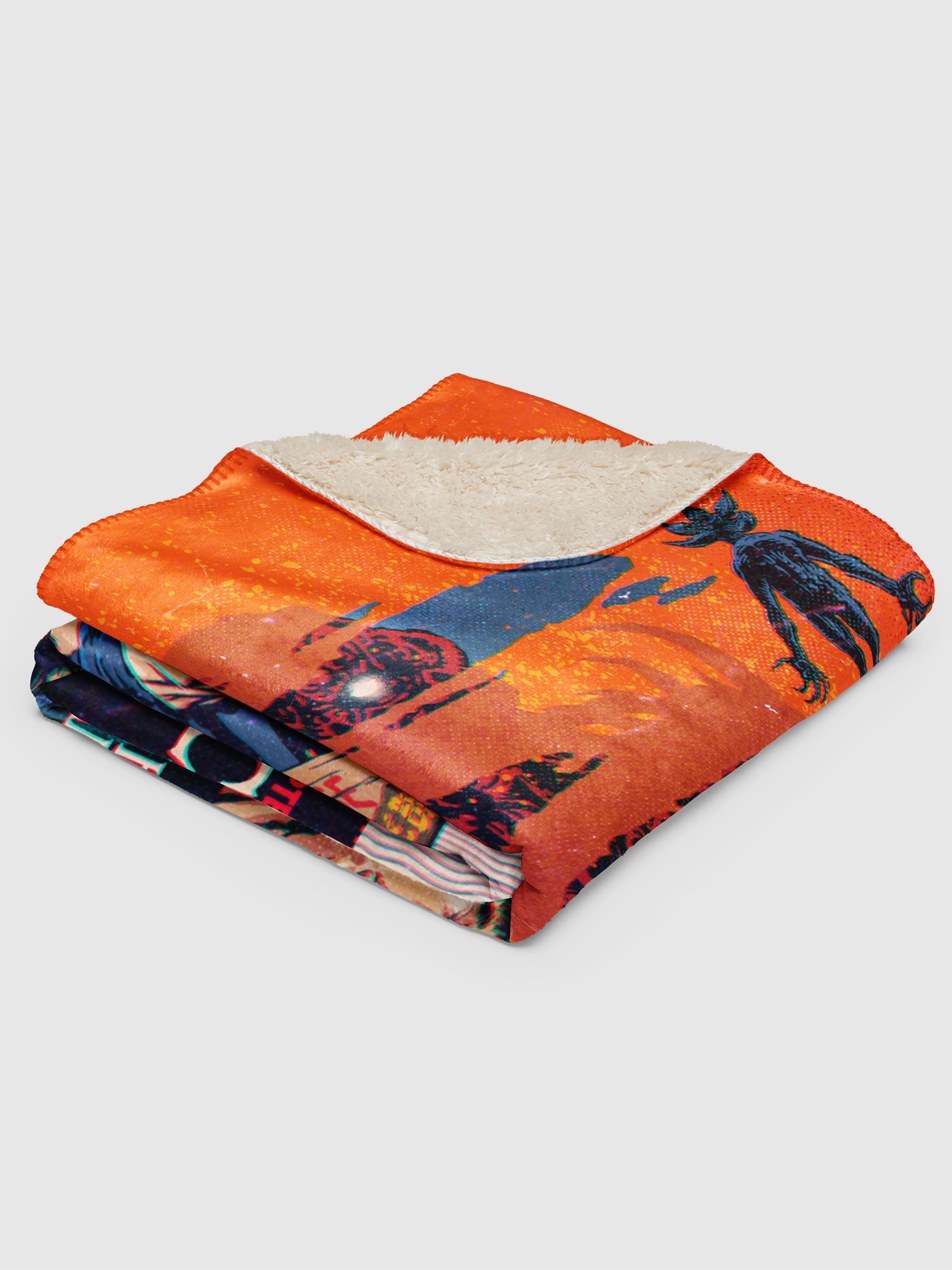 Stranger Things Season 5 x Butcher Billy Sorcerer Sherpa Blanket