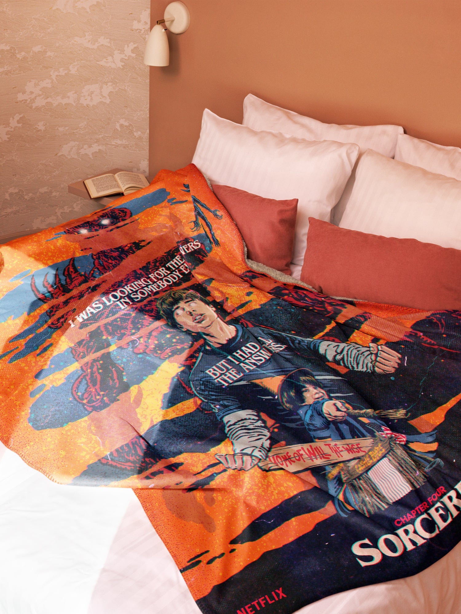 Stranger Things Season 5 x Butcher Billy Sorcerer Sherpa Blanket