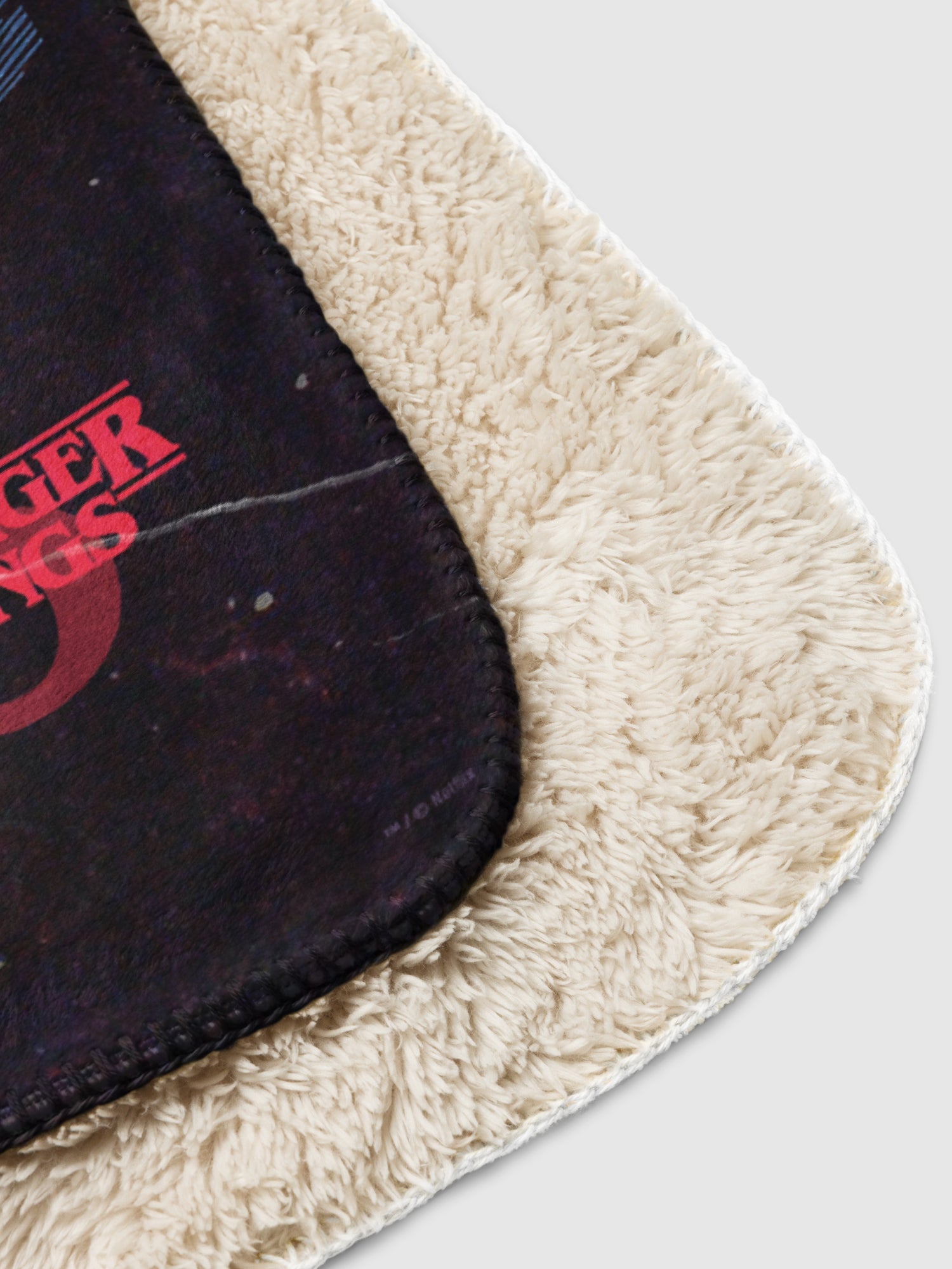 Stranger Things Season 5 Butcher Billy Shock Jock Sherpa Blanket