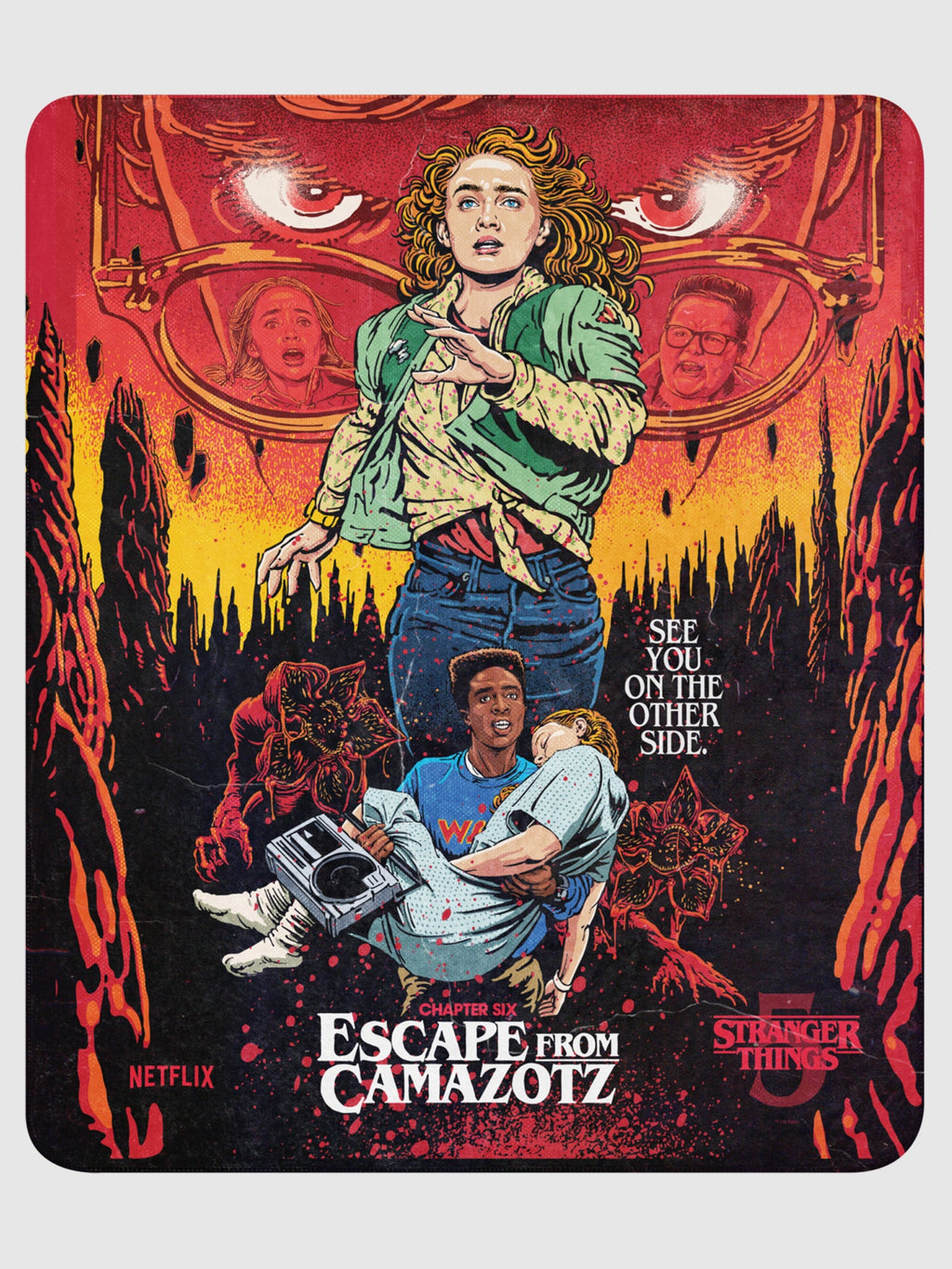 Stranger Things Season 5 x Butcher Billy Escape From Camazotz Blanket