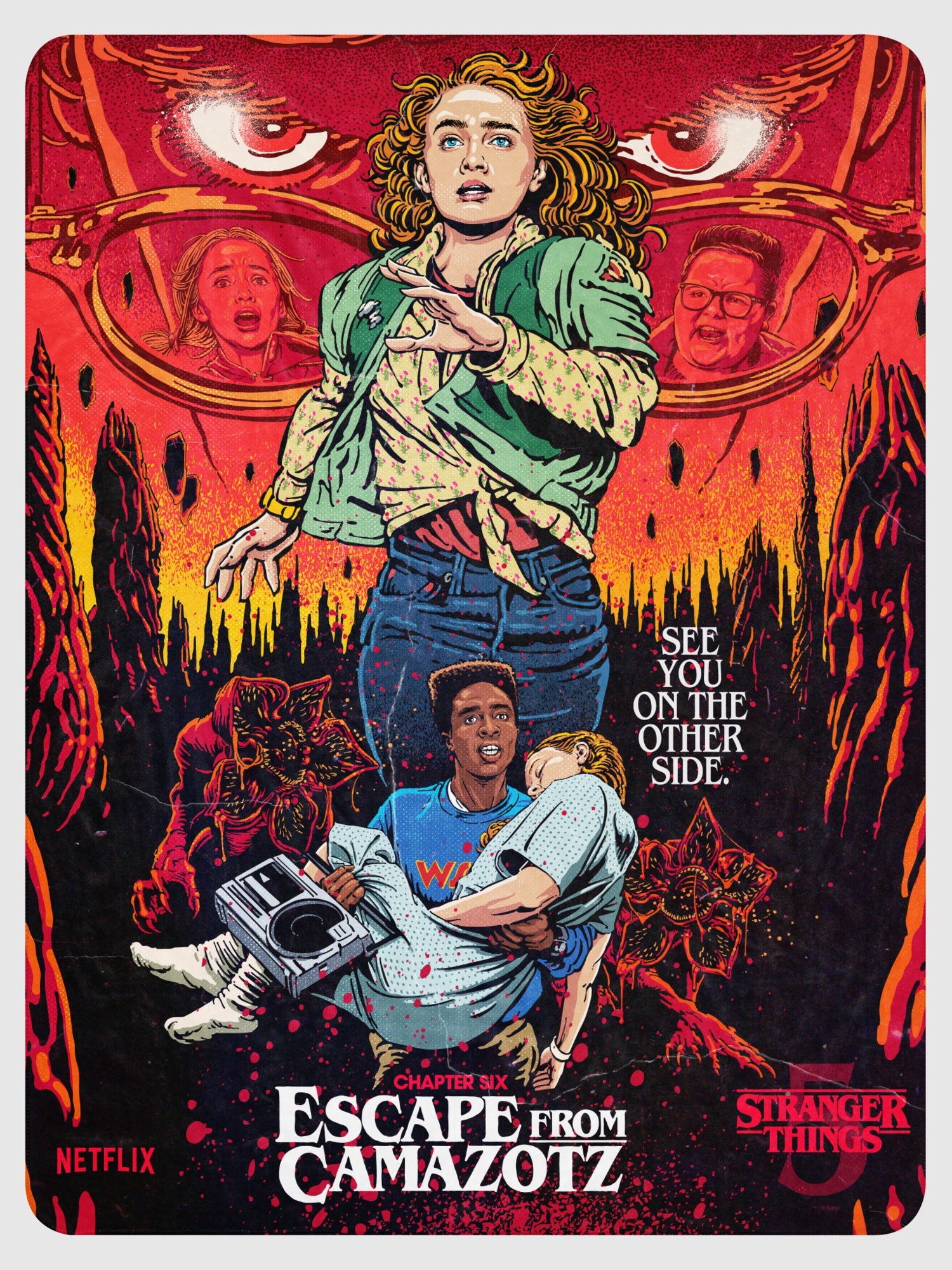 Stranger Things Season 5 x Butcher Billy Escape From Camazotz Blanket