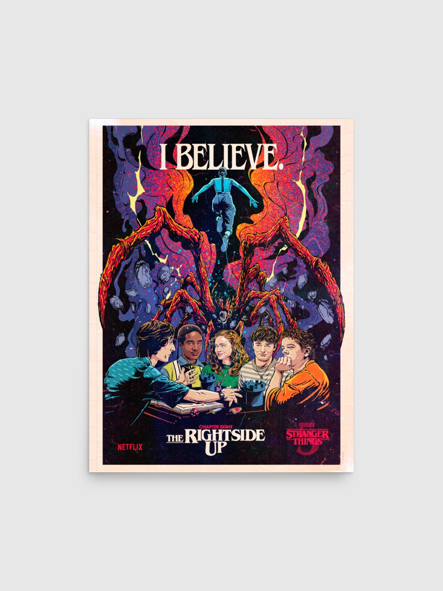 Stranger Things Season 5 x Butcher Billy The Rightside Up Premium Poster