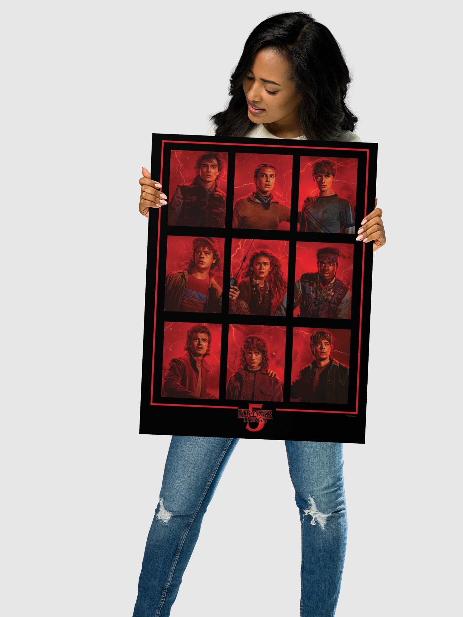 Stranger Things Poster Season 5 Characters Grid