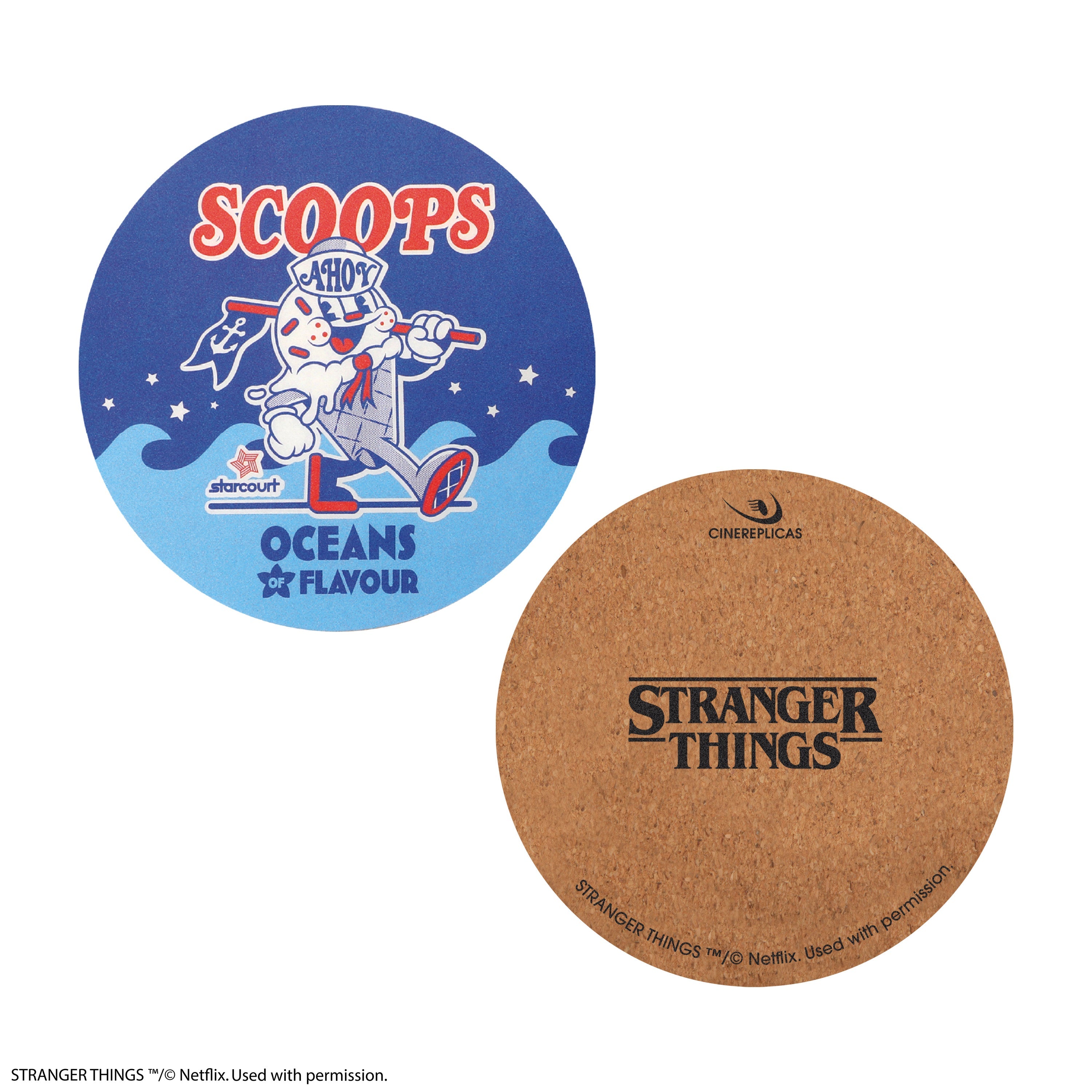 Set of 4 Scoops Ahoy Coasters
