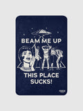 Stranger Things Beam Me Up Sherpa Blanket