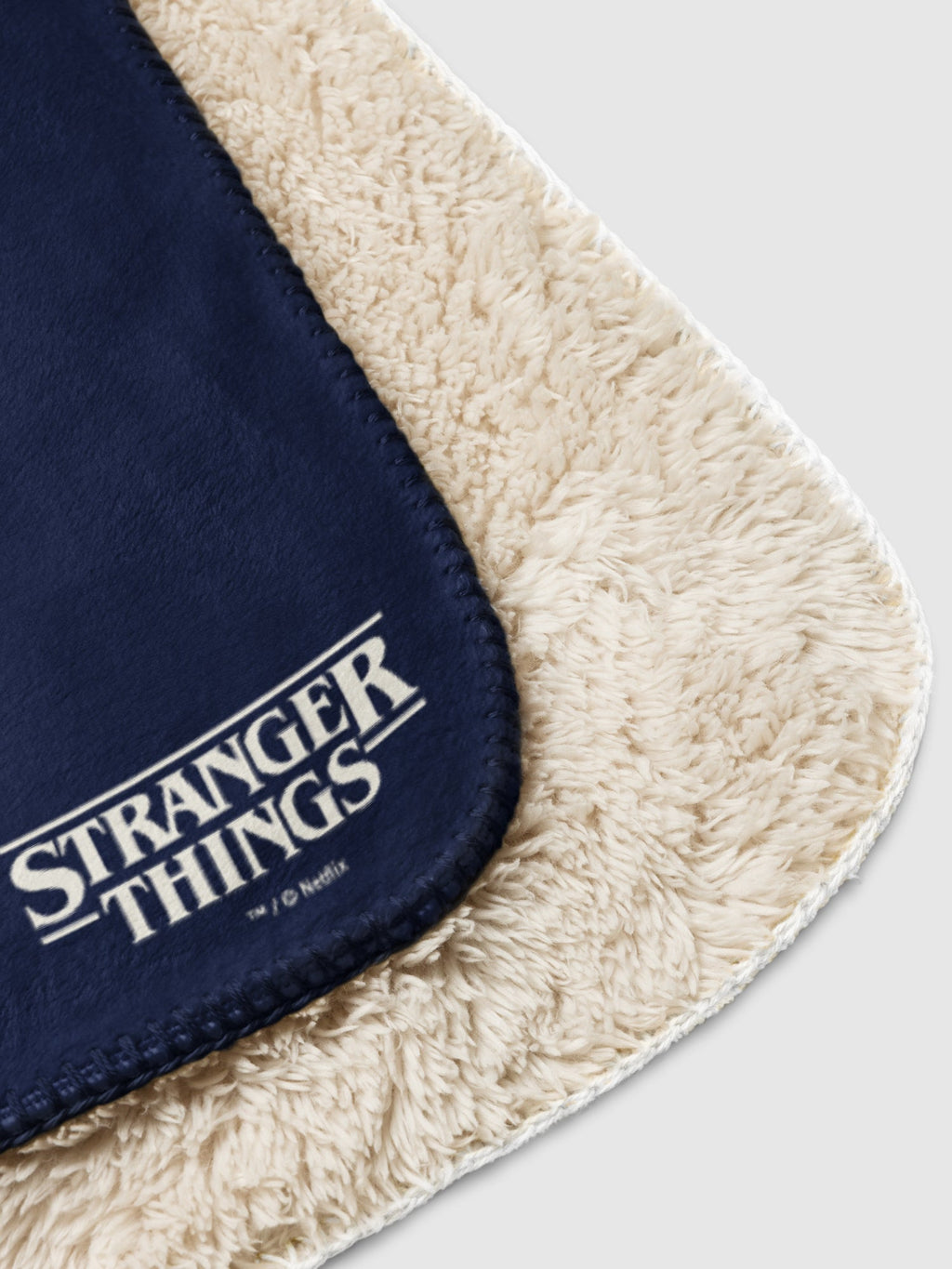Stranger Things Beam Me Up Sherpa Blanket