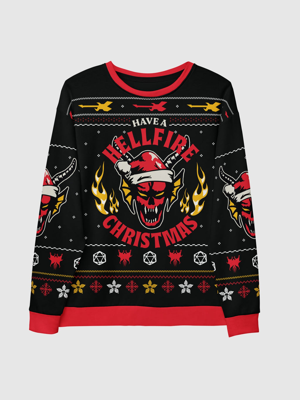 Stranger Things  Crewneck Sweatshirt Have A Hellfire Christmas