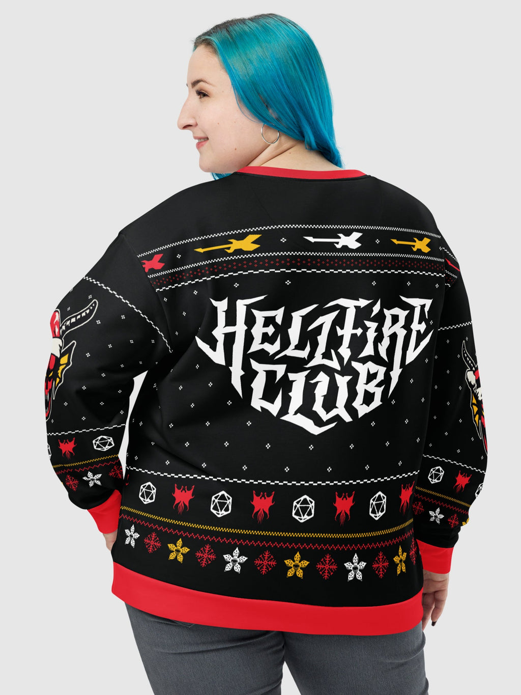 Stranger Things  Crewneck Sweatshirt Have A Hellfire Christmas