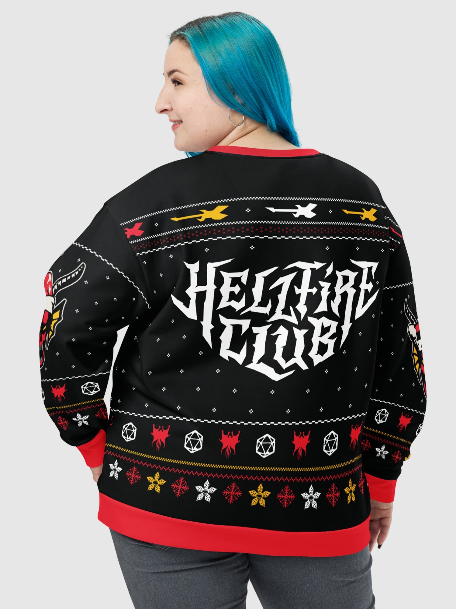 Stranger Things  Crewneck Sweatshirt Have A Hellfire Christmas