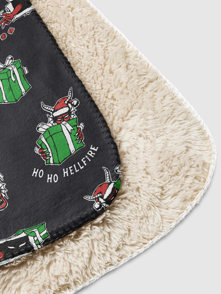 Hellfire Club Hellfire Holiday Sherpa Blanket