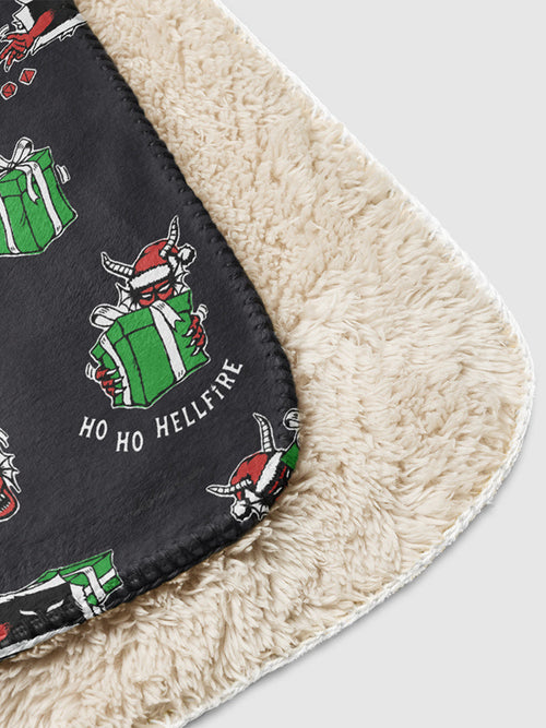 Hellfire Club Hellfire Holiday Sherpa Blanket