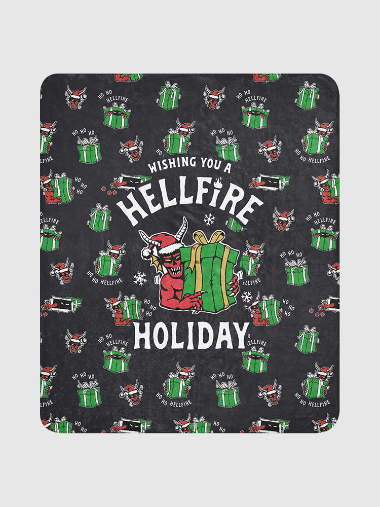 Hellfire Club Hellfire Holiday Sherpa Blanket