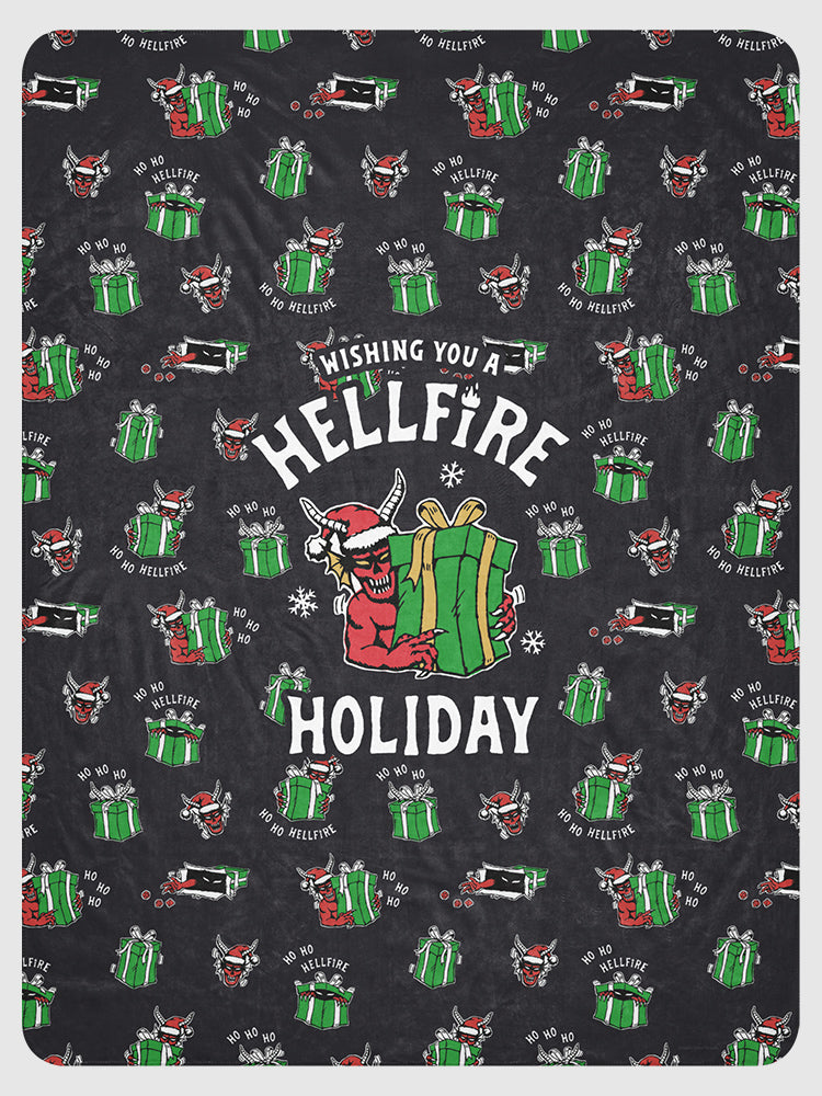 Hellfire Club Hellfire Holiday Sherpa Blanket