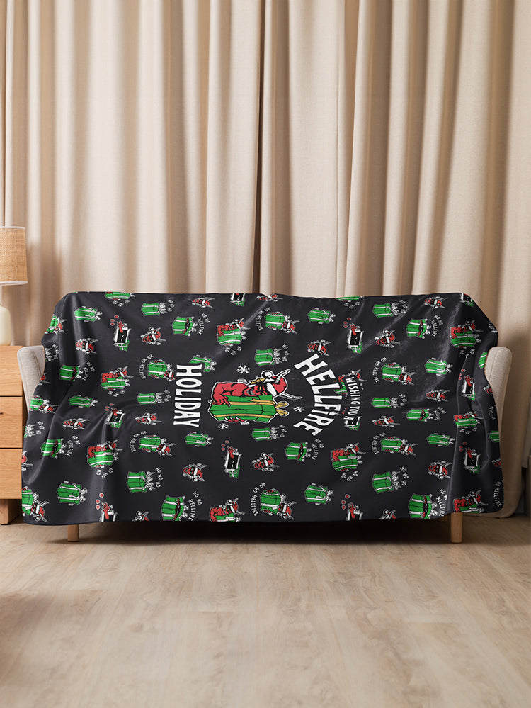 Hellfire Club Hellfire Holiday Sherpa Blanket