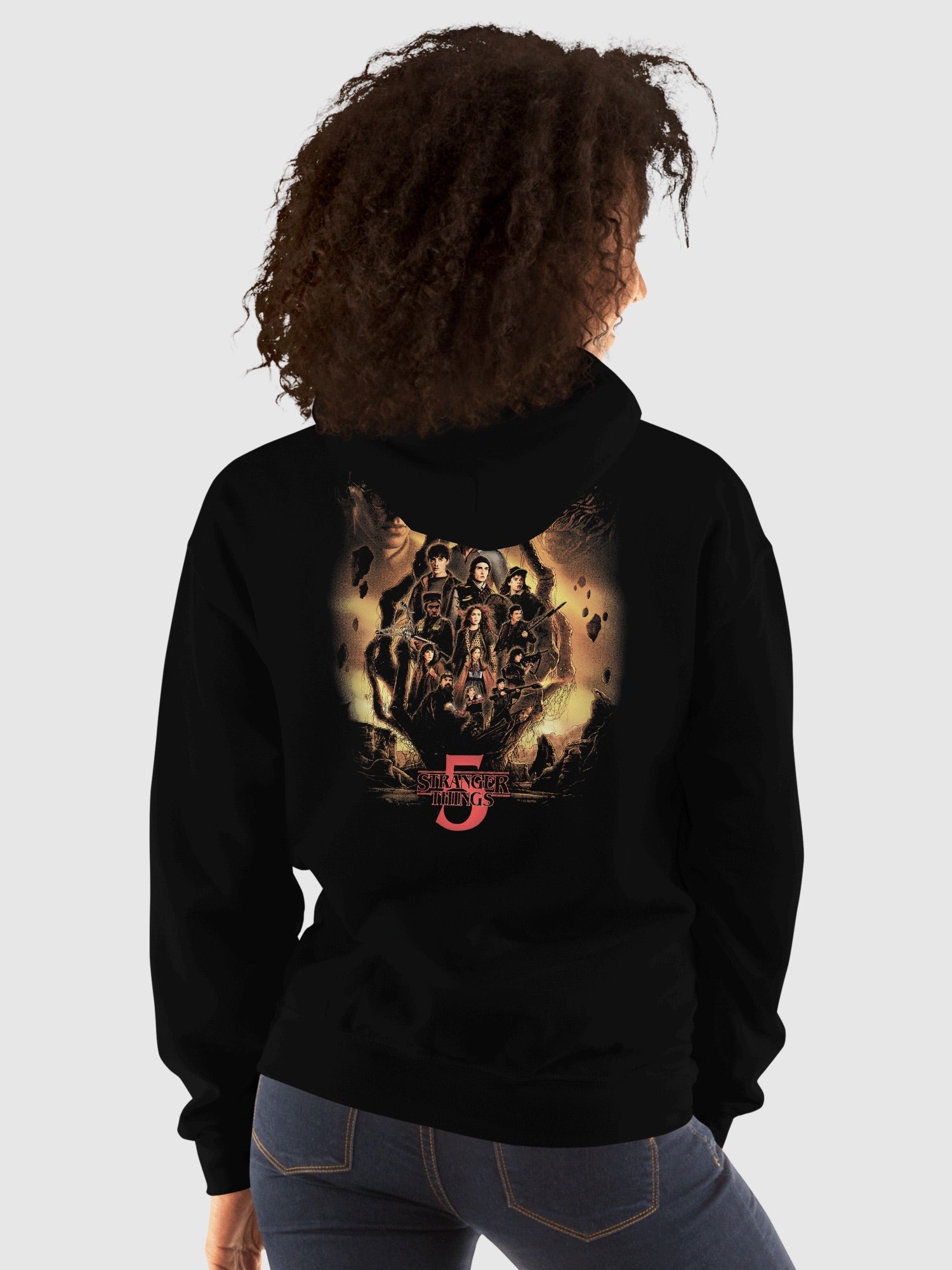 Stranger Things x Kyle Lambert Hoodie Season 5 Finale Art