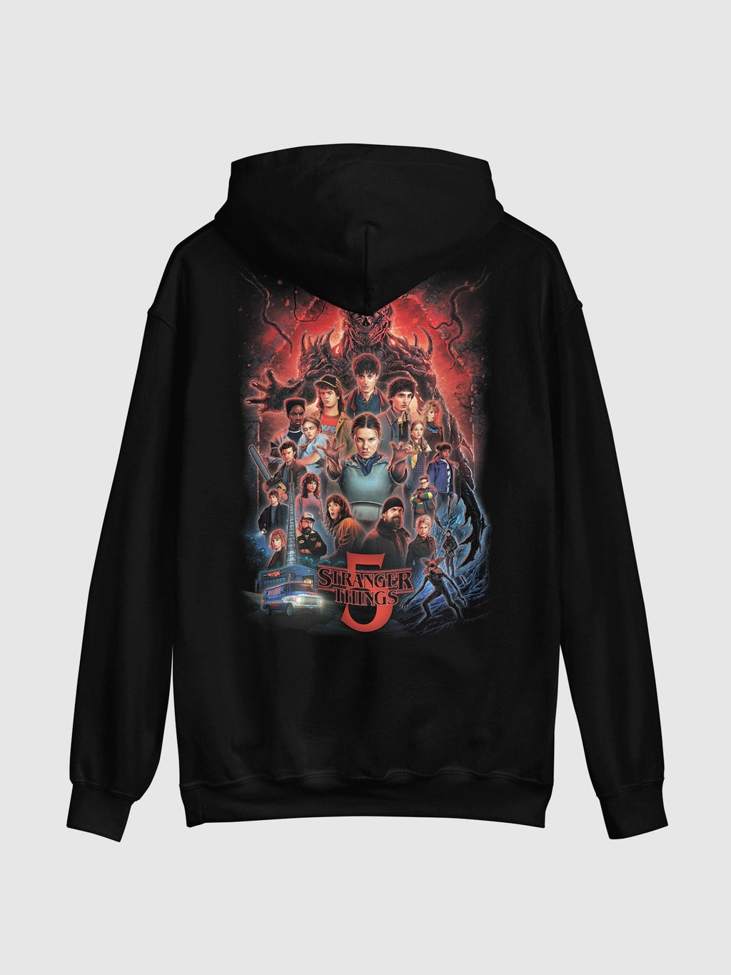 Stranger Things x Kyle Lambert Hoodie Season 5 Art