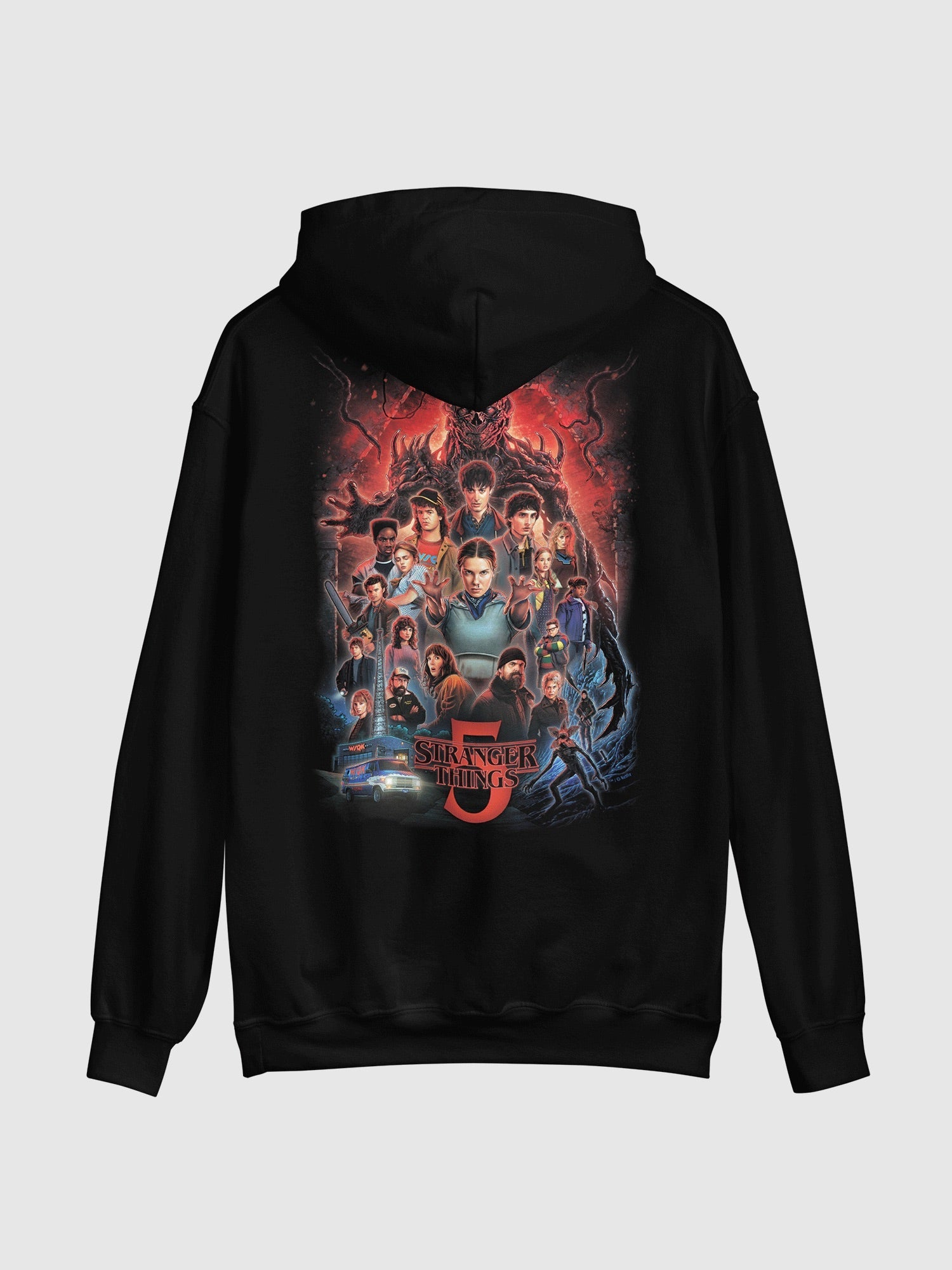 Stranger Things x Kyle Lambert Hoodie Season 5 Art