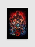Stranger Things x Kyle Lambert Poster Season 5 Art