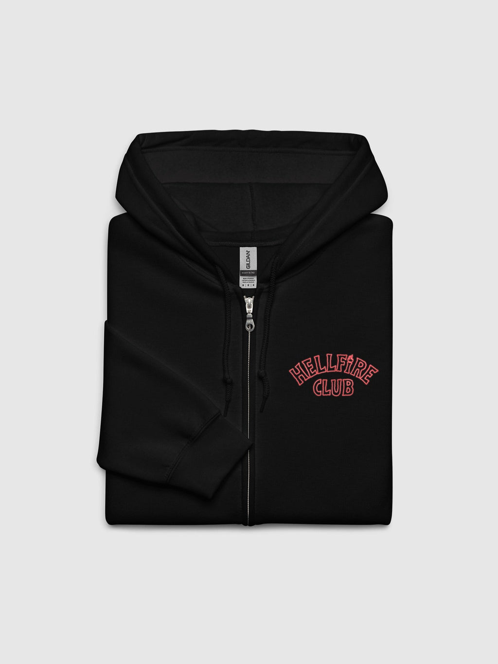 Stranger Things Hellfire Club Personalized Zip-Up Hoodie