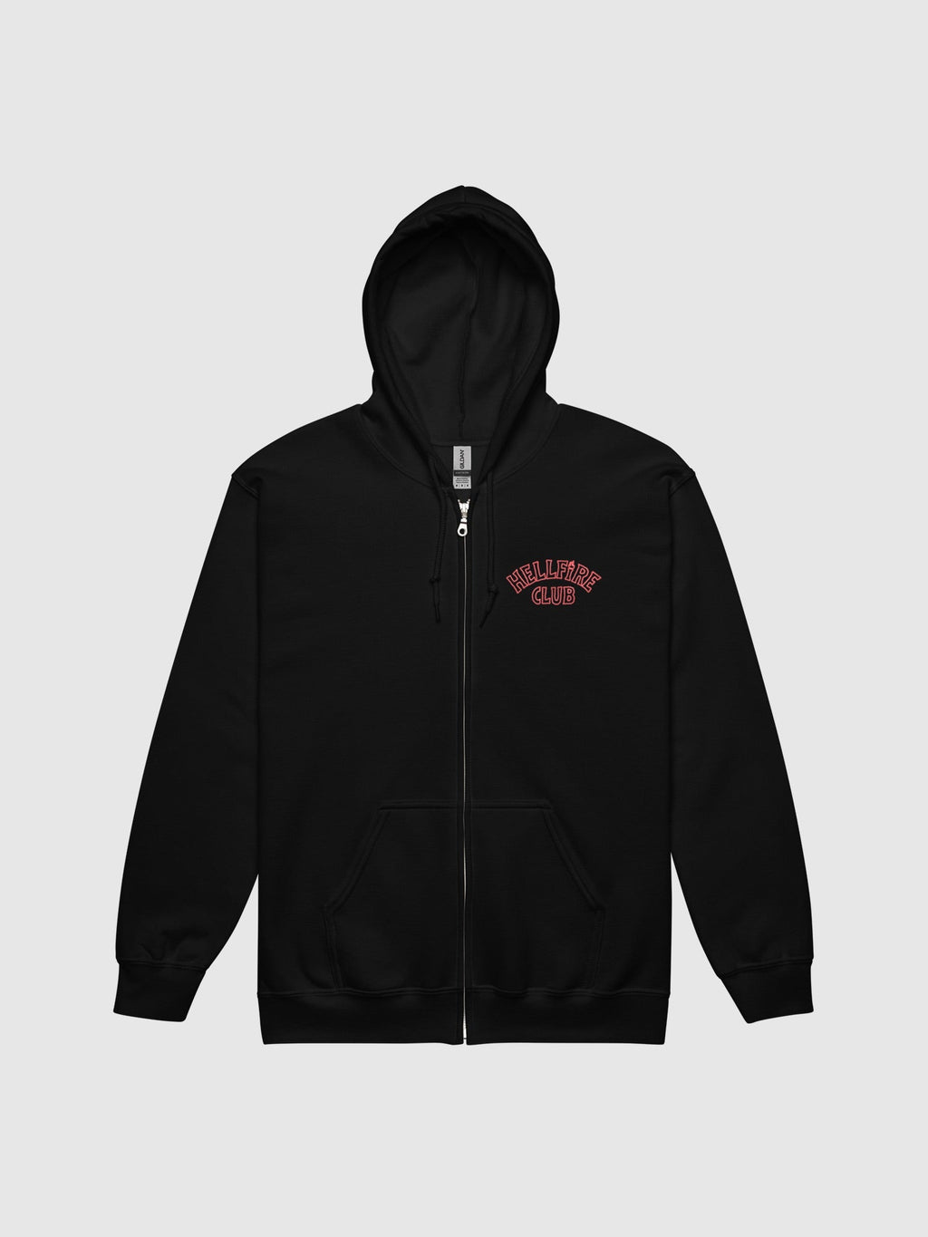 Stranger Things Hellfire Club Personalized Zip-Up Hoodie