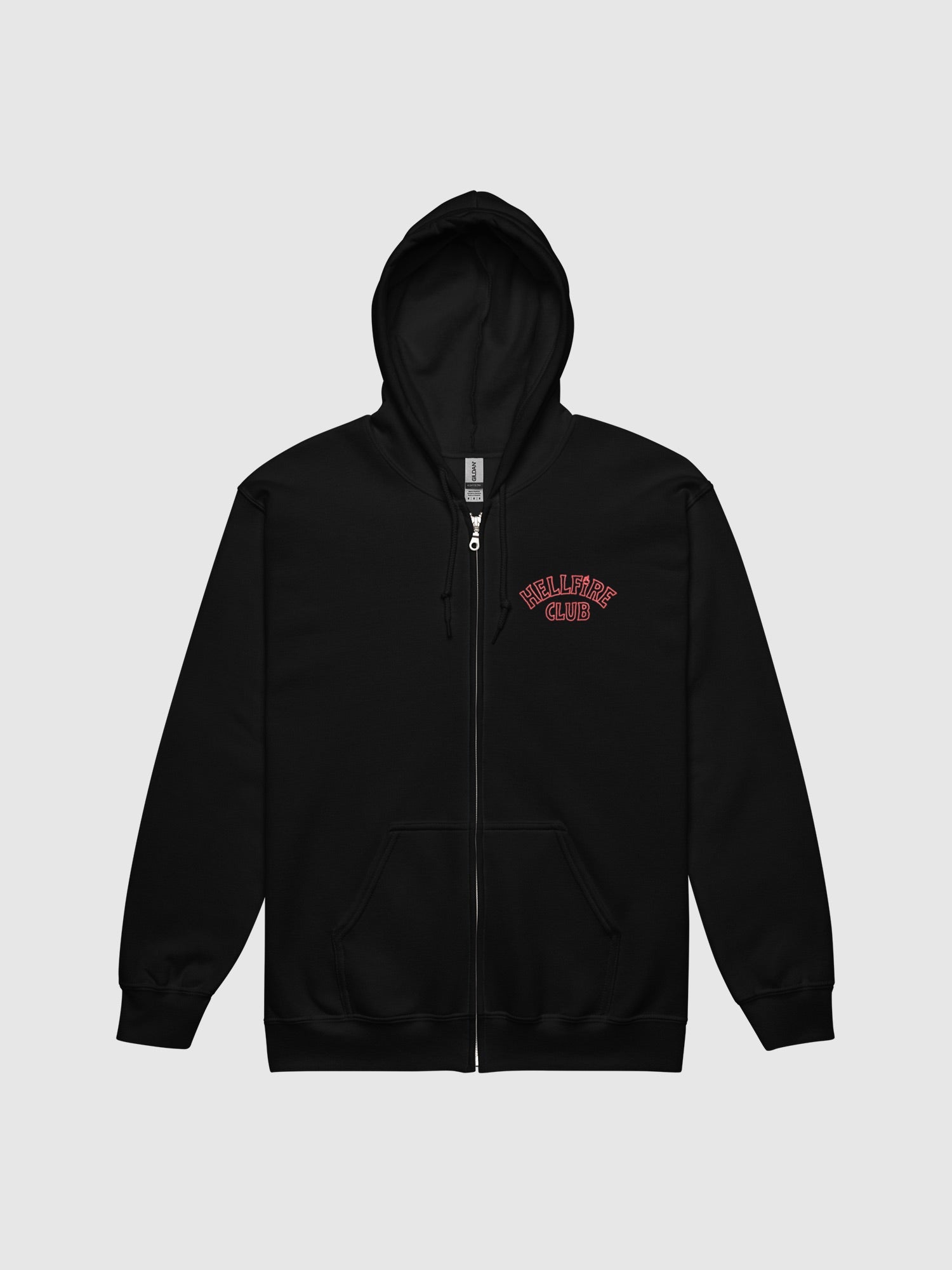 Stranger Things Hellfire Club Personalized Zip-Up Hoodie