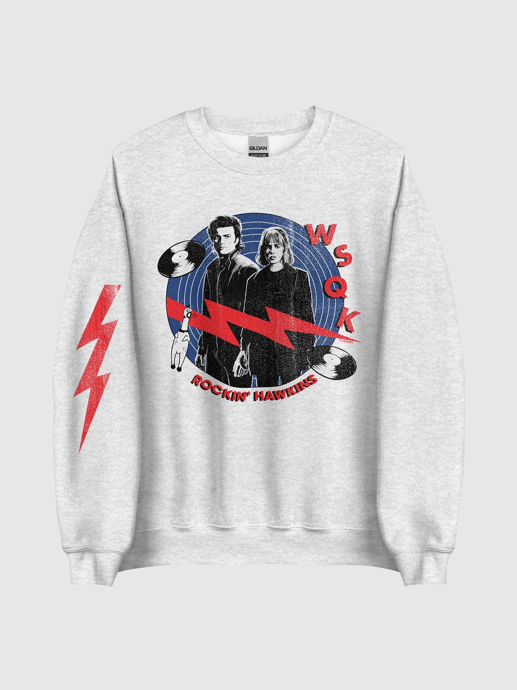 Stranger Things WSQK Rockin' Hawkins Crewneck