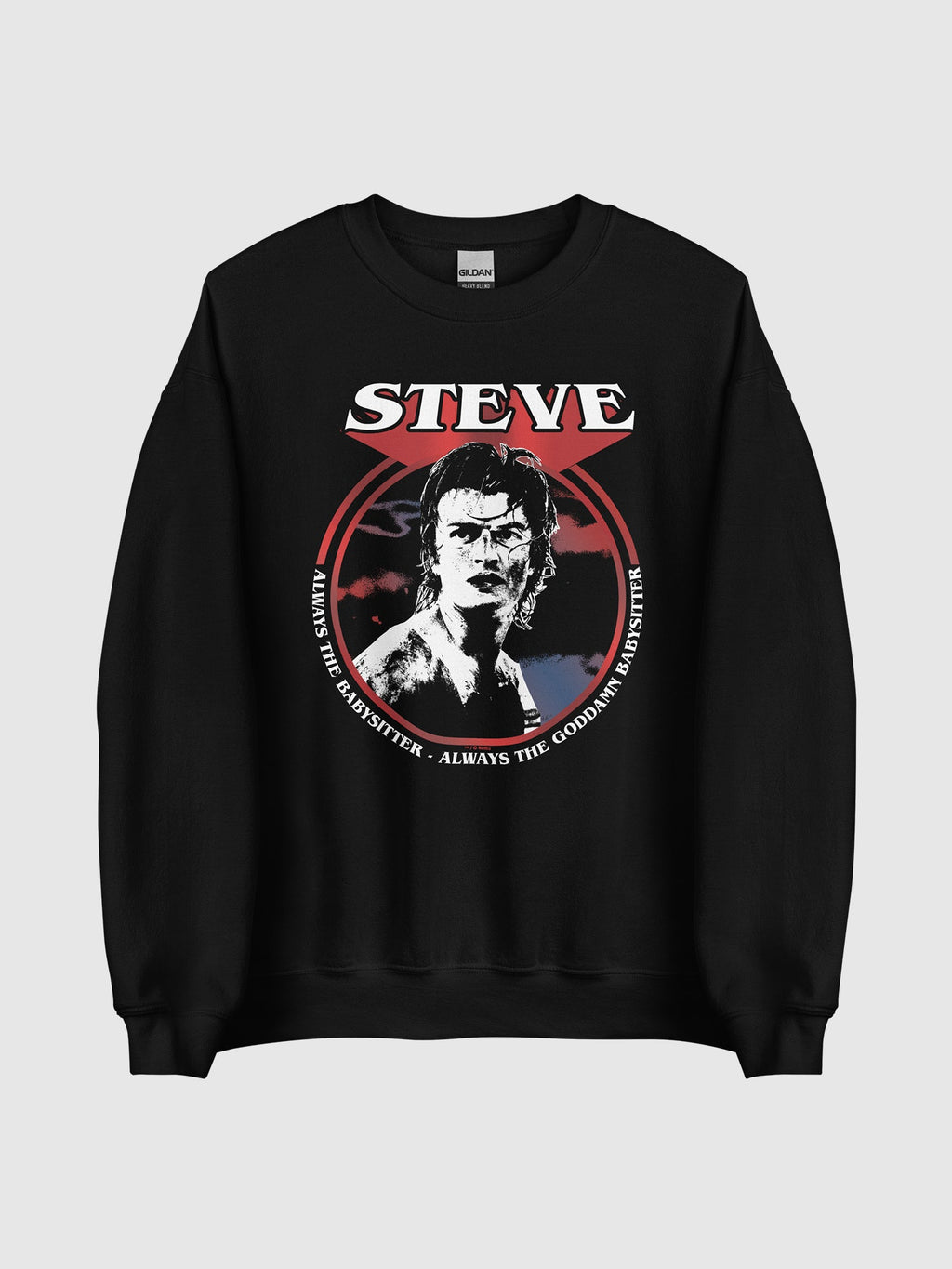 Stranger Things Steve Babysitter Crewneck