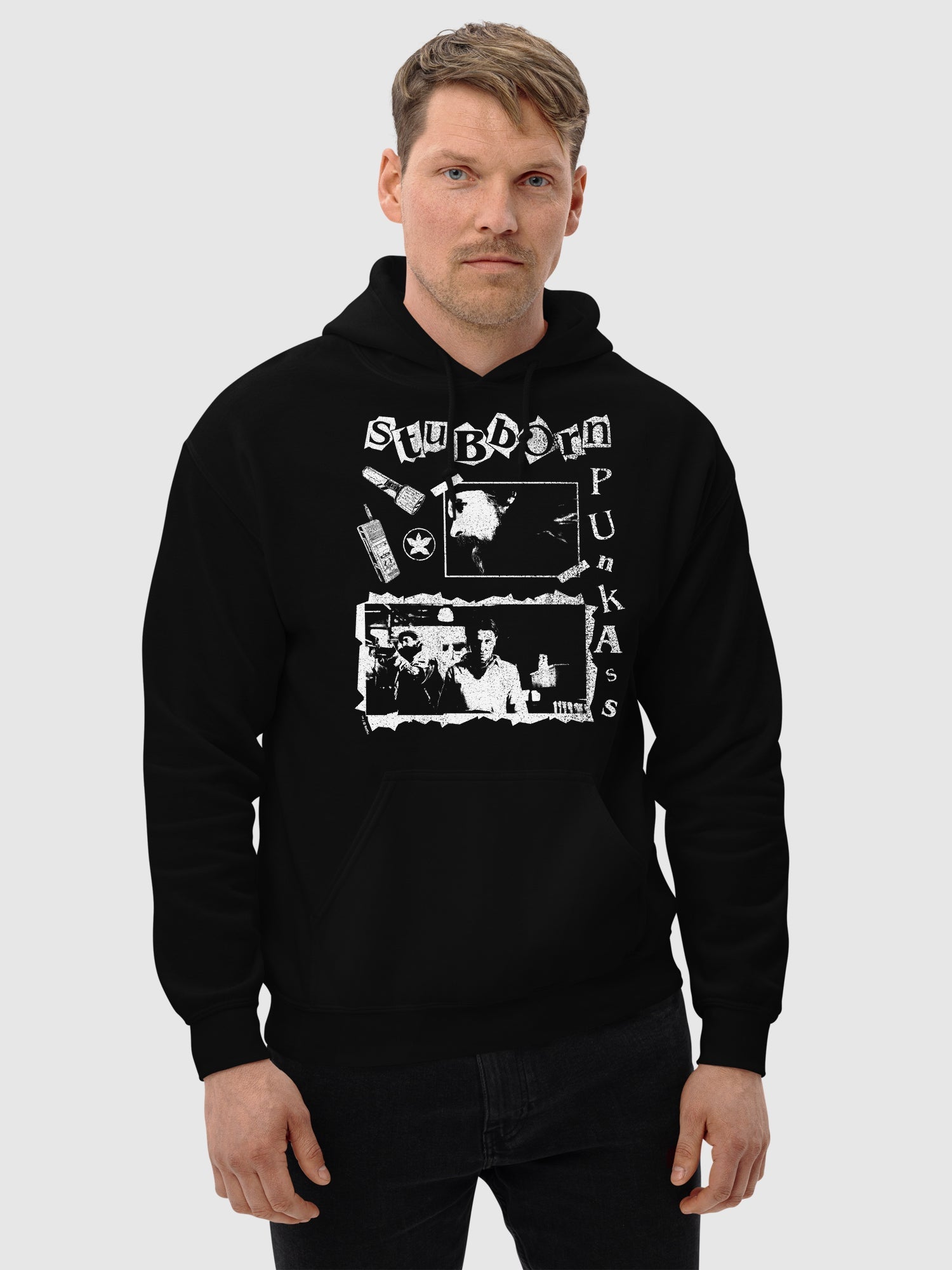 Stranger Things Hoodie Stubborn Punk Ass
