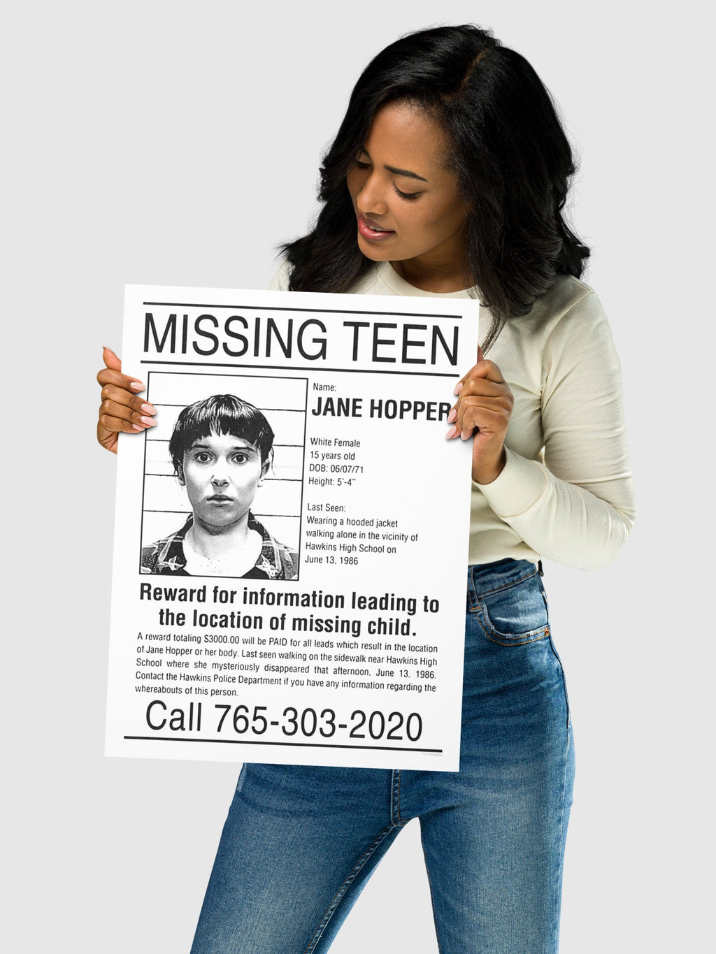 Stranger Things Poster Missing Jane