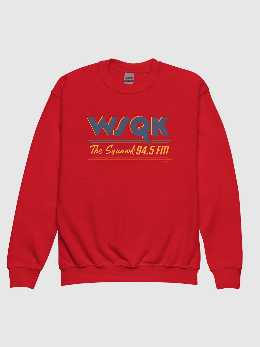 Stranger Things WSQK The Squawk Kids Crewneck