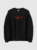 Stranger Things Crewneck If You Die, I Die Embroidered