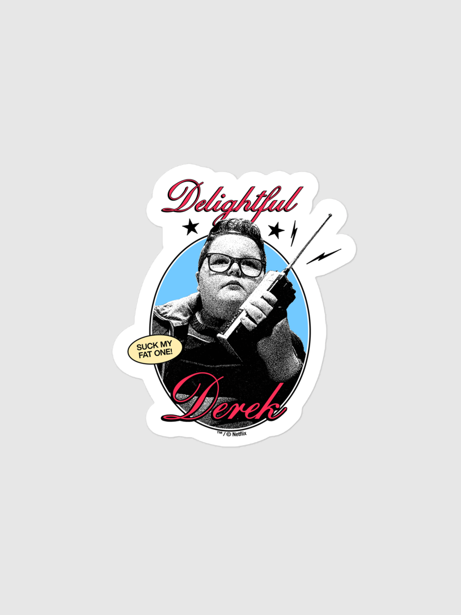 Stranger Things Sticker Delightful Derek