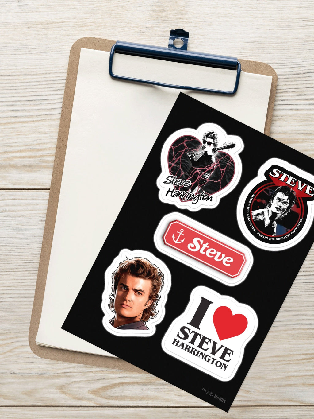 Stranger Things Steve Sticker Sheet